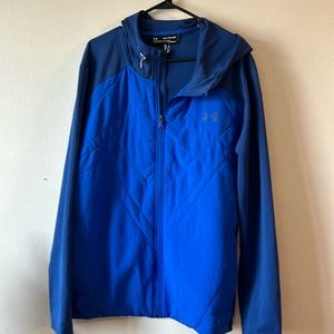 Under Armour Men's Blue Lightweight Hooded Jacket